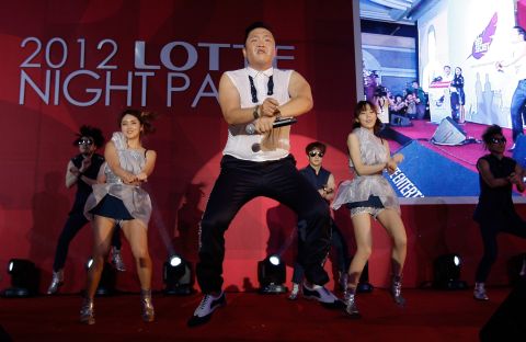The video for Psy's "Gangnam Style" has racked up more than a billion hits on YouTube, becoming the most-watched entry of all time.