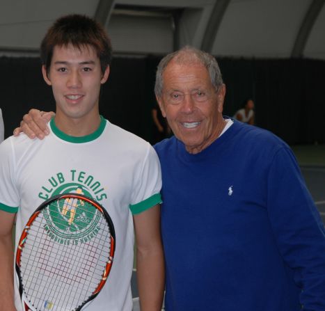 Nishikori is yet another talent to come from Nick Bollettieri's famous Florida academy. The star moved to the U.S. from Japan as a 13-year-old without knowing a word of English.