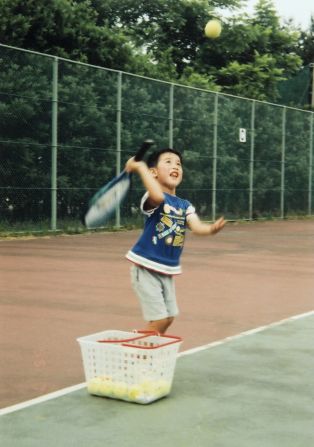 Kei Nishikori was inspired to play tennis by a visit to the Japan Open -- a tournament he would later win -- when he was six. His favourite player as a youngster was Morocco's Hicham Arazi.