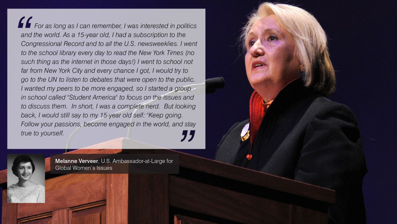 In 2009, U.S. Secretary of State Hillary Clinton created a new role in the State Department -- Ambassador-at-Large for Global Women's Issues. Clinton's former Chief of Staff to the First Lady, Melanne Verveer was appointed to the role. Additionally Verveer had previously co-founded <a href="http://www.vitalvoices.org/" target="_blank" target="_blank"><strong>Vital Voices Global Partnership</strong></a>, an international non-governmental organization supporting global women's leadership. Today, Ambassador Verveer leads the Office on Global Women's Issues.