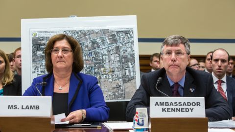 State Department officials Charlene R. Lamb and Patrick Kennedy testify Wednesday on Capitol Hill about the Libya attack.