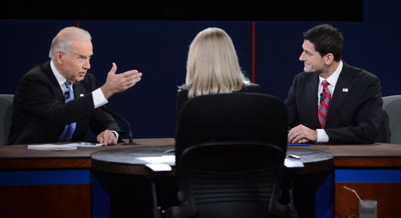 Vice President Biden and vice presidential candidate Paul Ryan face off.
