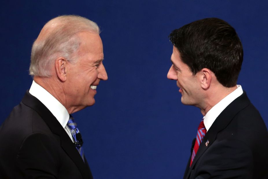 Vice President Biden and vice presidential candidate U.S. Rep. Ryan go head to head in the first and only vice presidential debate.