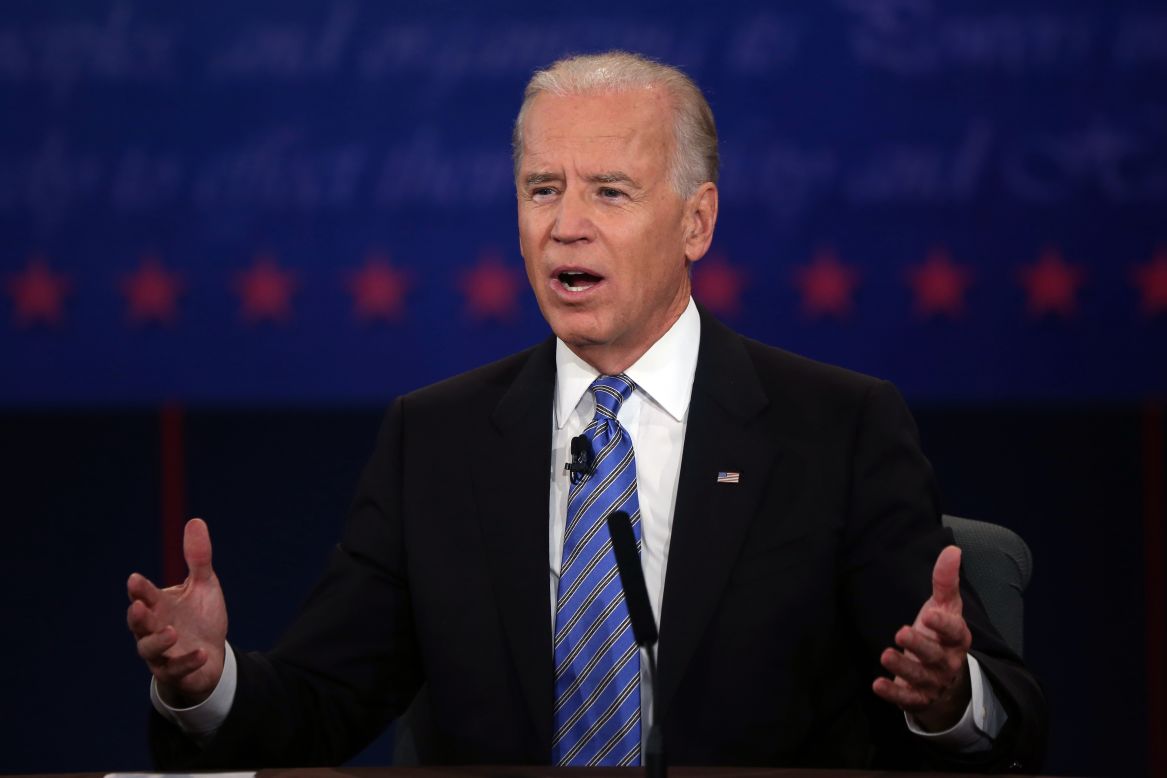 Vp Debate The Many Expressions Of Joe Biden Cnn Politics 