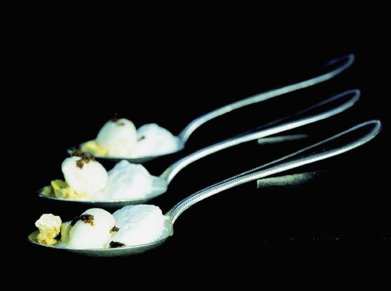 Those are pina coladas the way elBulli used to fix them.