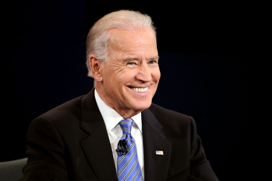 Vice President Biden smiles during the debate.