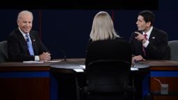 Thursday's debate between Vice President Biden and Rep. Ryan was full of combative exchanges and interruptions.