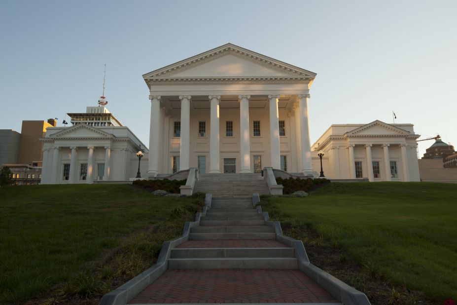 In "Lincoln," the Virginia State Capitol doesn't actually play itself. Director Steven Spielberg dressed it up as the national Capitol instead.