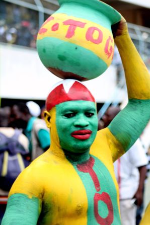 After a 1-1 draw with Gabon in the first leg, Togo's fans were hopeful of reaching January's Africa Cup of Nations ahead of Sunday's second leg.