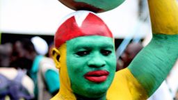 After a 1-1 draw with Gabon in the first leg, Togo's fans were hopeful of reaching January's Africa Cup of Nations ahead of Sunday's second leg.