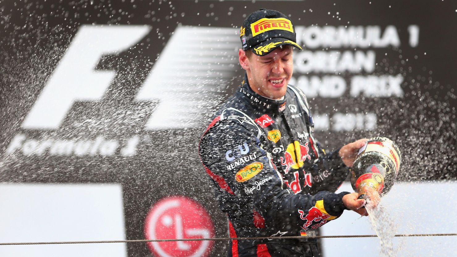 Red Bull driver Sebastian Vettel is Formula One's youngest ever double world champion.
