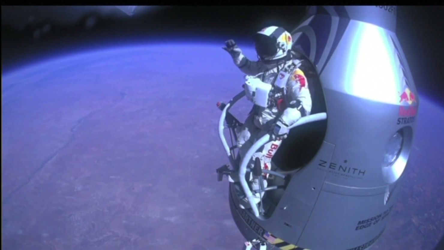 Felix Baumgartner's daring freefall from near space was a top trend on Google.