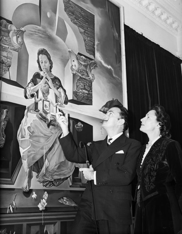 Spanish artist Salvador Dali's wife Gala featured in many of his works, including 1949 painting "The Madonna of Port Lligat". She was also the muse of first husband, French poet Paul Eluard.