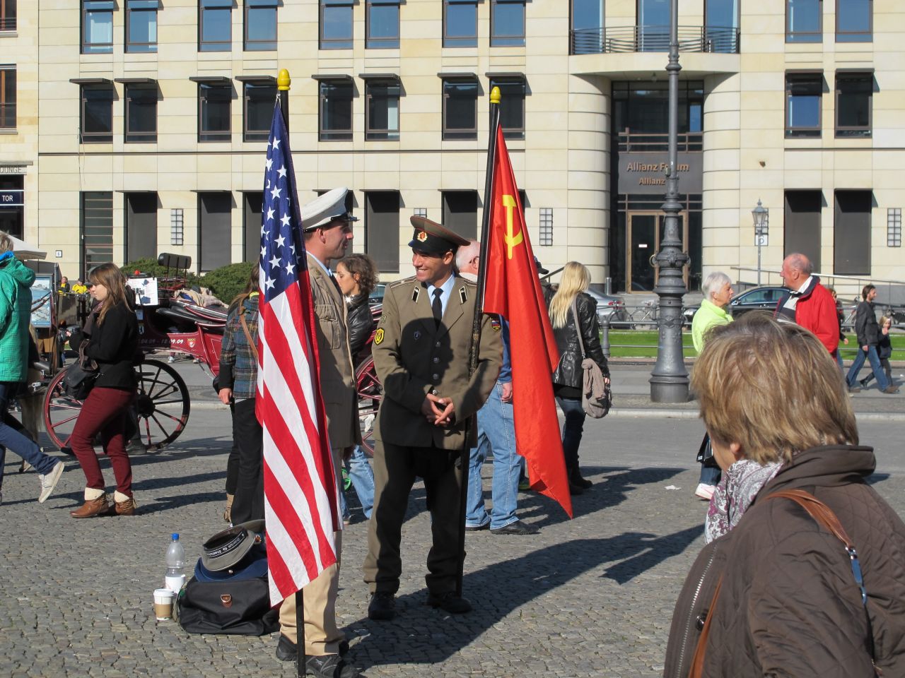 Few European cities have been more recently affected by the U.S. than Berlin, where America's role in propping up West Berlin during the Cold War against Soviet Communism remains in the public conscience.