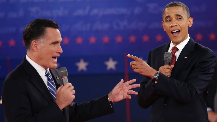 President Barack Obama and former Gov. Mitt Romney differed sharply on the issues in their second debate.