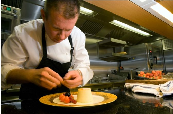 A superyacht chef's day will normally begin at 6am, preparing meals for around 12 guests and eight crew members on a vessel up to 60 meters long.