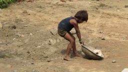 Children working in India's construction industry and associated sectors such as stone-making -- can endure brutal conditions.