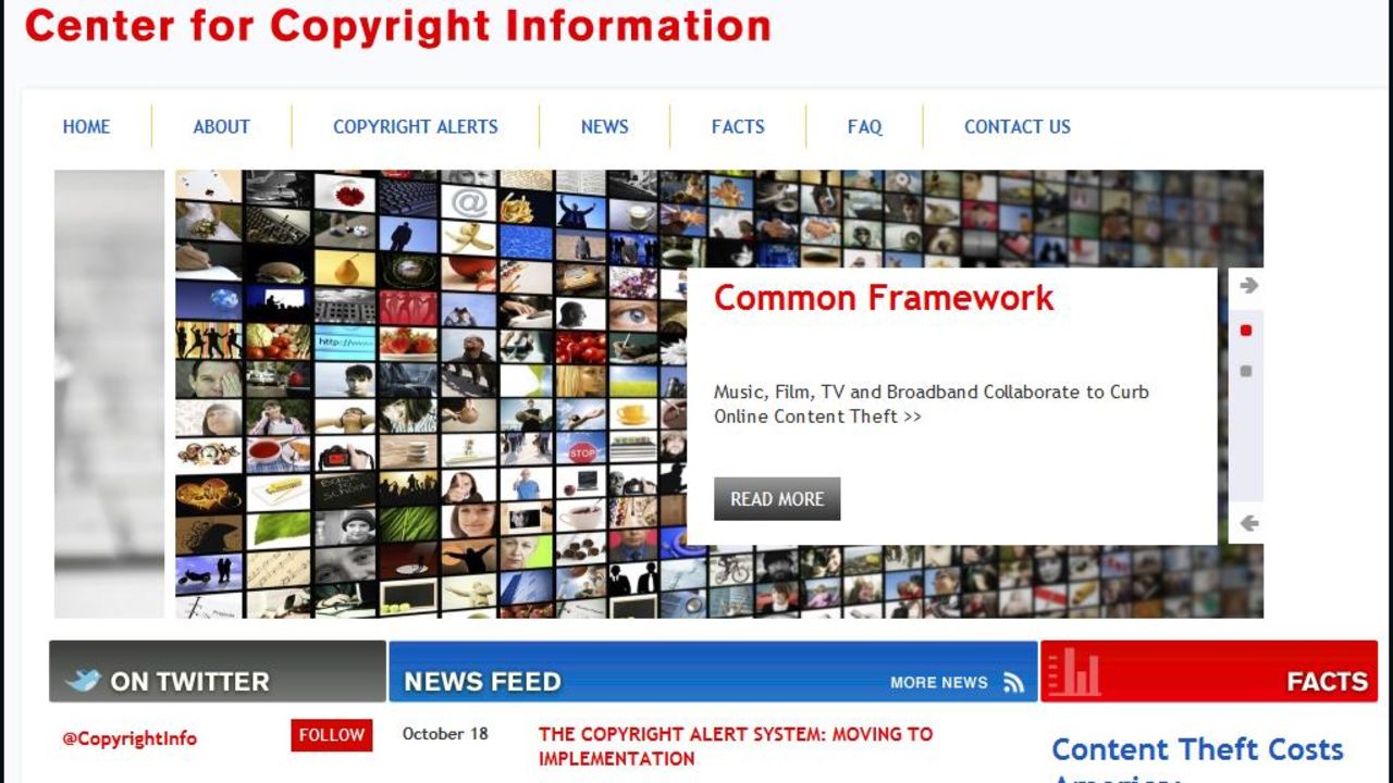 The Center for Copyright Information says a new system will warn users when accounts are used to illegally download content.