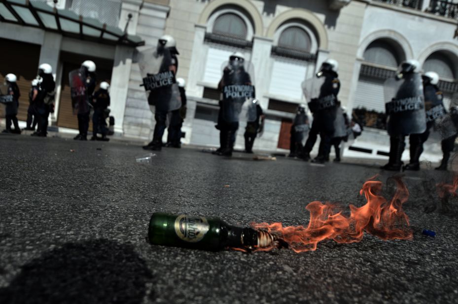 Greece has seen some of the most violent protests in years.