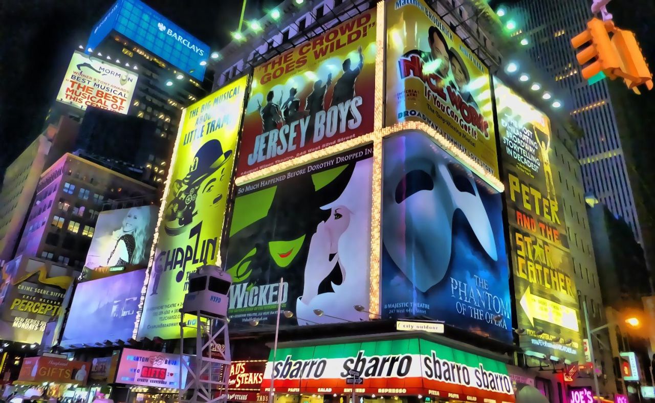 There's no place quite like New York City for a musical theater lover. And for Montreal resident and iReporter Richard Theroux, he says there's nothing more exhilarating than catching a show in New York. "Seeing all the musical theater posters was so impressive and vibrant. It was out of this world," he said. "It was absolute magic." <br /><a href="http://ireport.cnn.com/docs/DOC-849865" target="_blank">Learn more about his Big Apple trip on his iReport</a>. 