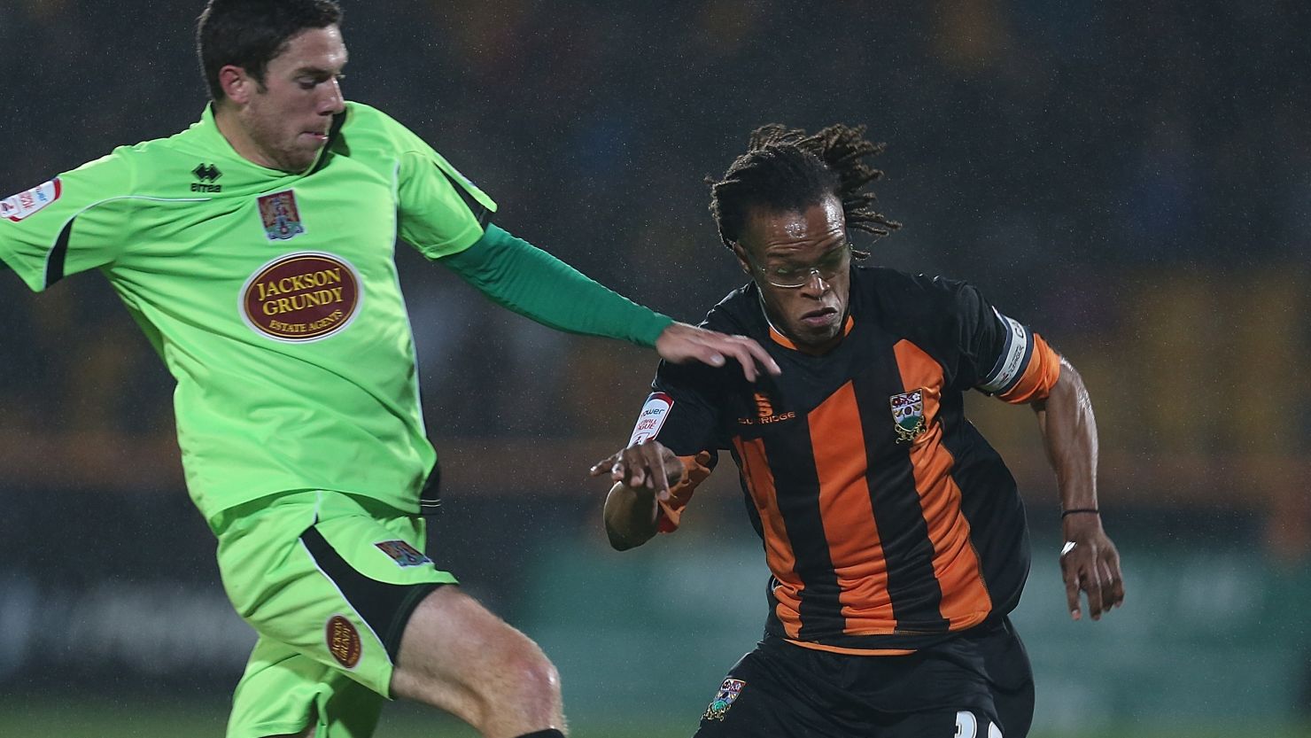 Edgar Davids made a return to action in Barnet's victory over Northampton in England's League Two.