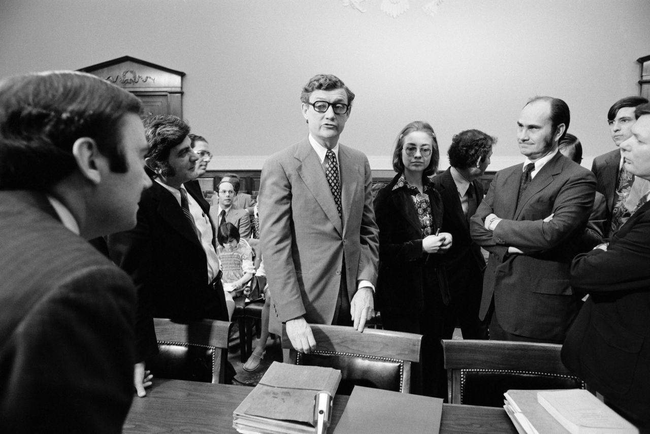 Rodham was a lawyer on the House Judiciary Committee, whose work led to impeachment charges against President Richard Nixon in 1974.