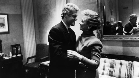 Former President Bill Clinton and first lady Hillary in Washington DC in 1993.