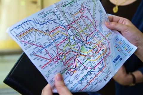 The Tokyo rail and subway map can be intimidating with so many lines and stops indicated. But after a few trips, reading the map becomes second nature. 