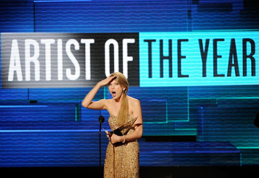 "People make so much fun of me for that, but I don't know. It's like, if you win an award, isn't that crazy? ... I try to be (blase), but it's hard when you get excited about stuff." -- "Nightline," October 2012