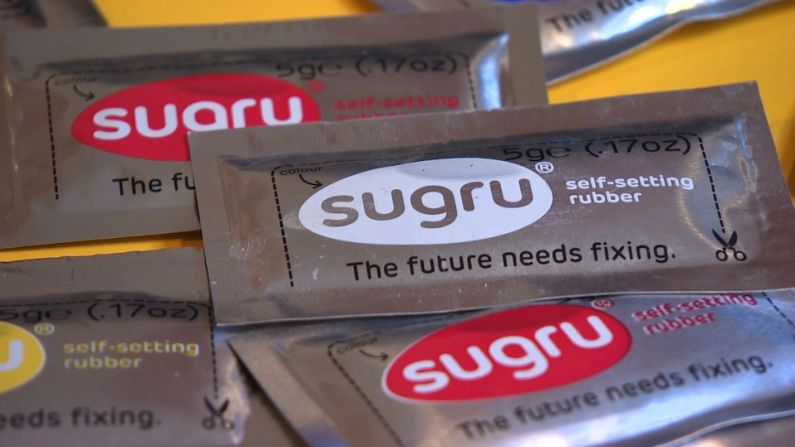 Sugru is a silicone material that can be hand-molded to repair or enhance a variety of domestic products. 