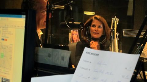 "Government has no interest or willingness to balance its books," Bachmann told a radio audience.