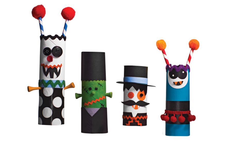 Paper-towel tubes and buttons have never been so terrifying.
