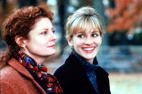 Roberts stars opposite Susan Sarandon in 1998's "Stepmom." In the touching dramedy, Sarandon's Jackie isn't a huge fan of her ex-husband's new girlfriend Isabel, played by Roberts. 