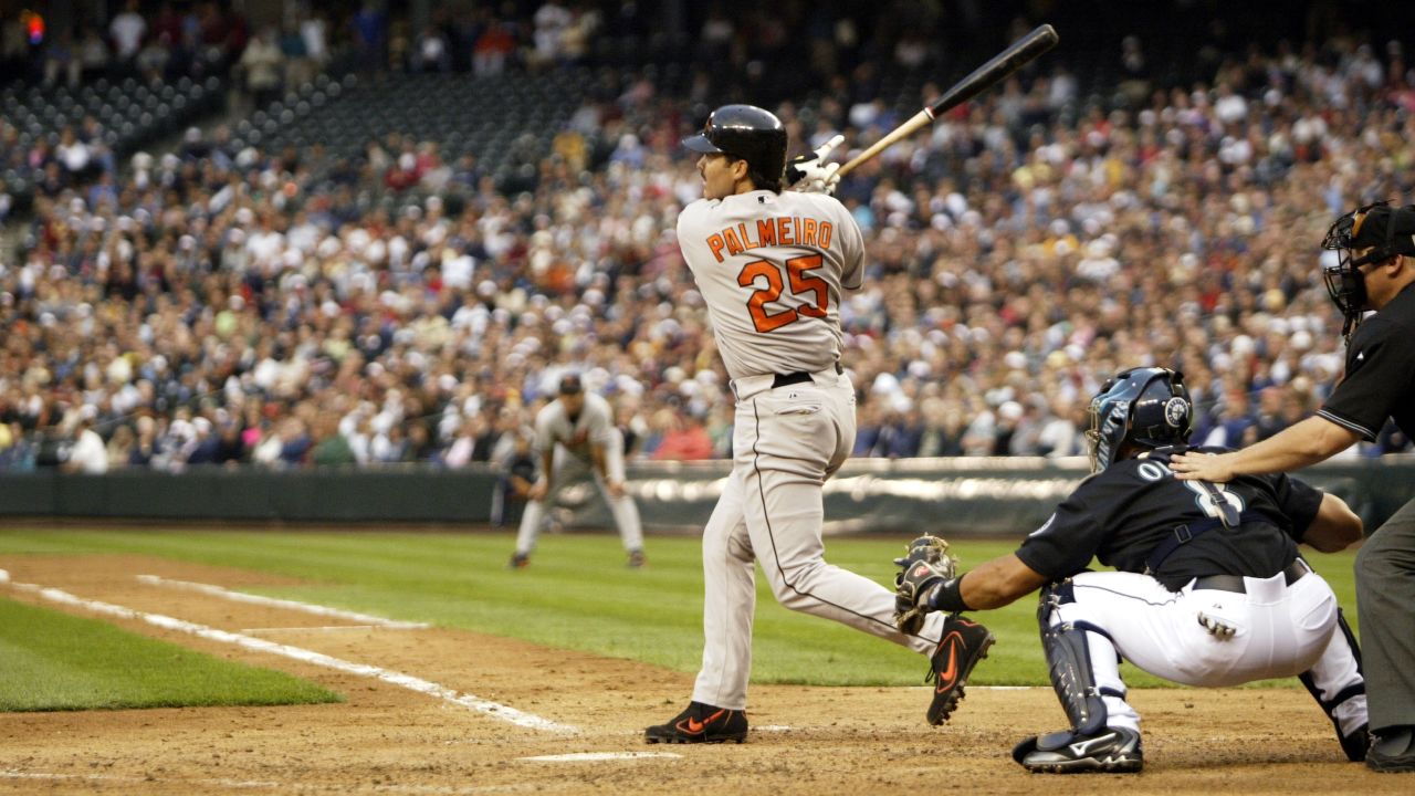 After his former Texas Rangers teammate Jose Canseco accused him of using steroids, Rafael Palmeiro appeared before Congress in 2005 to deny the allegations. Later that year, he was suspended from baseball for testing positive for steroids. He maintains to this day he has never knowingly taken performance enhancers.