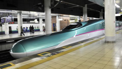 The Hayabusa bullet train currently links Tokyo to Aomori in the north of Tohoku.