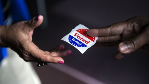 voting sticker