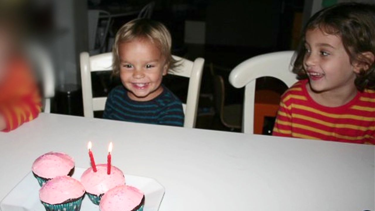 Leo, left, and Lucia Krim were discovered dead in a bathtub by their mother.