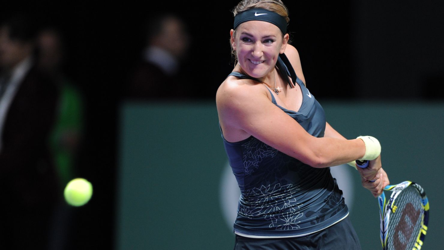 Victoria Azarenka will finish 2012 as the world's top ranked female tennis player