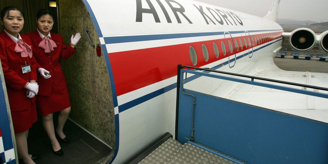Air Koryo flight attendants seen in 2012.