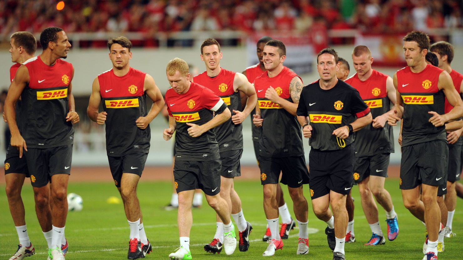 Manchester United's $64 million training kit sponsorship deal with DHL was agreed in 2010.