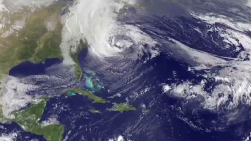 Watch The Evolution Of The Superstorm In The Atlantic | CNN