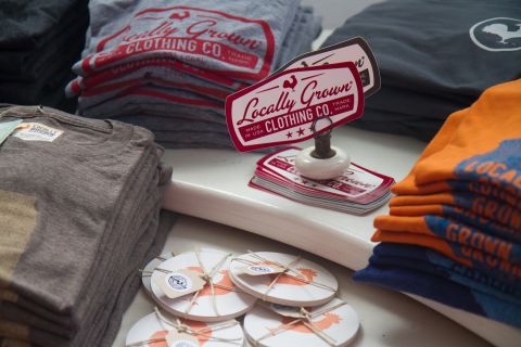 Iowa-based Locally Grown displays its clothing and accessories at NorthernGRADE. 