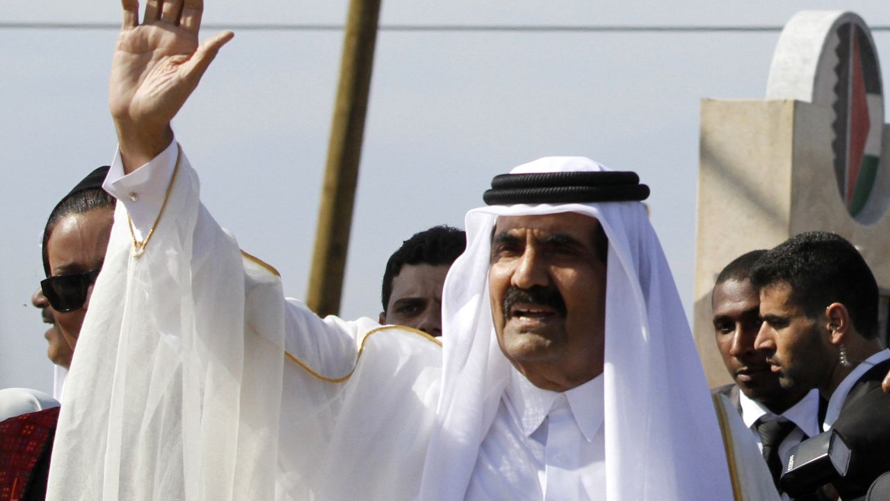 The poem is said to criticize Sheikh Hamad bin Khalifa al-Thani, Qatar's former emir.