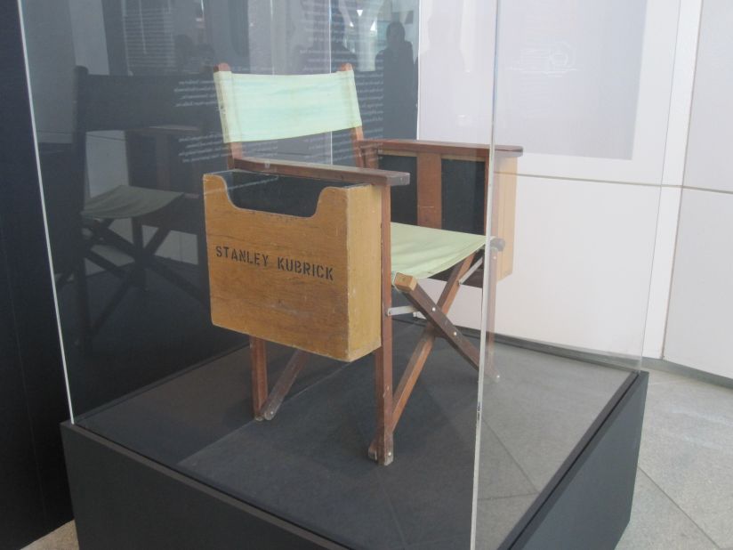 An intensely private man and a meticulous and versatile director, Stanley Kubrick only made around a dozen feature films, but most are regarded as classics. He made one from this very chair. Note the boxes on either side used to hold scripts and notes.
