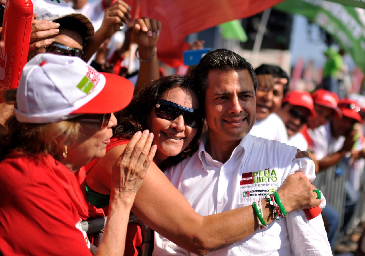 <strong>Mexico</strong> elected Enrique Pena Nieto in July to succeed current President Felipe Calderon, whose six-year term ends this year. Pena Nieto was once governor of Mexico's most populous state, and his party opposes Calderon's. He has called for a <a href="http://globalpublicsquare.blogs.cnn.com/2012/07/08/mexicos-pena-nieto-calls-for-new-debate-on-the-drug-war/">"new debate"</a> on the war against drug trafficking.