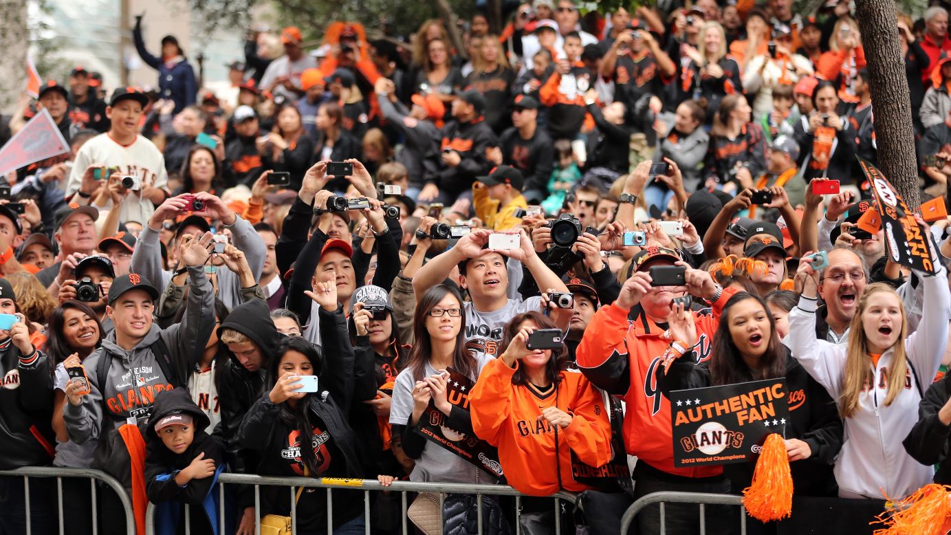 2012 Giants World Series parade route: Hundreds of thousands