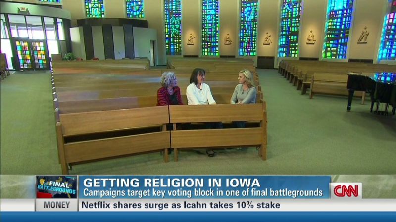 Battleground Iowa Evangelical, Catholic voters may swing state CNN Politics image