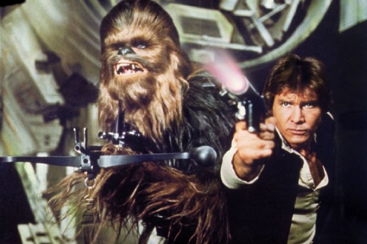 Chewbacca doesn't speak English, but Han Solo and the gang have no problem understanding the tall, furry Wookiee.