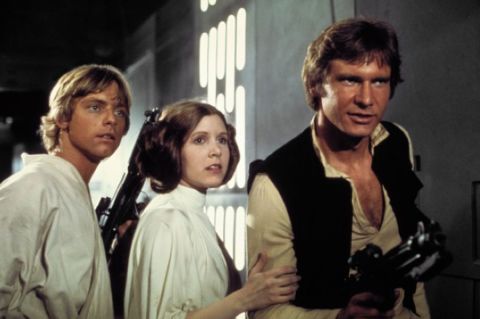The original 1977 "Star Wars" starred Mark Hamill as Luke Skywalker, Carrie Fisher as Princess Leia and Harrison Ford as the swashbuckling Han Solo. Almost 40 years later, Disney has announced that an anthology film about Solo's origins -- a solo Han Solo film, so to speak -- is in the works and will be overseen by "Lego Movie" directors Christopher Miller and Phil Lord. Click through the gallery to see the growth of the "Star Wars" universe.