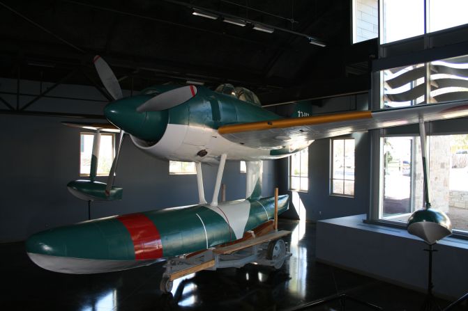 The museum boasts the only restored WWII Japanese rex plane -- also called a Japanese float plane -- currenly on display in the U.S. According to the museum, these aircraft were designed to support offensive operations in advance of available airstrips.